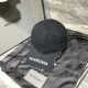 Black Gray Casual Letter Embroidery Metal Accessories Decoration Hat