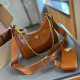 Red-brown Vintage Simplicity Letter Chains Bags