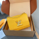 Yellow Casual Simplicity Letter Patchwork Bags