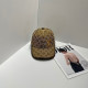 Gold Casual Street Letter Embroidered Hat