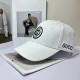 White Casual Street Letter Embroidered Patchwork Hat