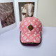 Pink Casual Street Letter Make Old Patchwork Hat
