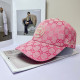 Pink Casual Street Letter Embroidered Patchwork Hat