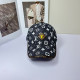 Black Casual Street Letter Make Old Patchwork Hat