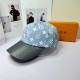 Baby Blue Casual Street Letter Make Old Patchwork Hat