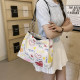 Black Street Print Patchwork Bags
