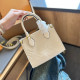 White Casual Street Letter Patchwork Bags
