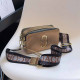 Brown Street Simplicity Letter Geometric Zipper Bags
