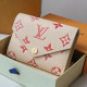 White Sweet Daily Simplicity Letter Patchwork Zipper Bags