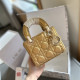 Gold Casual Simplicity Solid Metal Accessories Decoration Bags