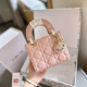 Pink Casual Simplicity Solid Metal Accessories Decoration Bags