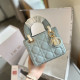 Baby Blue Casual Simplicity Solid Metal Accessories Decoration Bags