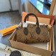 Brown Casual Street Letter Patchwork Zipper Bags