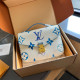 White Blue Sweet Celebrities Letter Patchwork Metal Accessories Decoration Bags