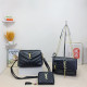 Black Casual Simplicity Letter Patchwork Chains Bags