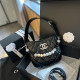 Black Celebrities Elegant Letter Patchwork Beaded Bags