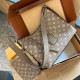 Dark Apricot Casual Street Letter Patchwork Zipper Bags