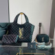 Black Casual Simplicity Letter Patchwork Bags
