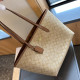 Khaki Casual Daily Letter Patchwork Bags