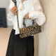 Yellow Casual Daily Leopard Patchwork Bags