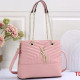 Pink Daily Letter Patchwork Bags