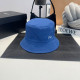Blue Casual Daily Letter Embroidered Hat