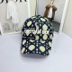 Blue Casual Street Letter Patchwork Hat