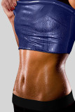 Black Sportswear Solid Color Patchwork