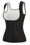 Black Sportswear Solid Color Patchwork