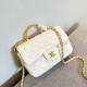White Casual Business Wear Daily Solid Color Chains Bags