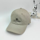 Khaki Casual Daily Letter Print Patchwork Hat
