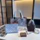 Colour Casual Street Letter Print Patchwork Contrast Bags