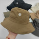 Dark Khaki Casual Sportswear Letter Print Patchwork Hat