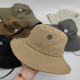 Khaki Casual Sportswear Letter Print Patchwork Hat