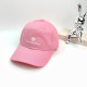 Pink Casual Daily Letter Print Patchwork Hat