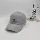 Grey Casual Daily Letter Print Patchwork Hat
