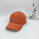 Orange Casual Daily Letter Print Patchwork Hat