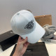 White Sportswear Daily Letter Print Patchwork Hat