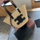Black Street Daily Letter Patchwork Bags