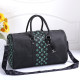 Black Street Letter Print Zipper Patchwork Bags