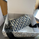 White Blue Casual Street Letter Metal Accessories Trim Zipper Patchwork Bags
