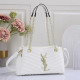 White Street Zipper Patchwork Bags
