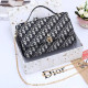 Black And White Street Plaid Chains Zipper Patchwork Bags