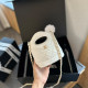 White Casual Daily Solid Color Patchwork Bags