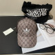 Brown Casual Street Letter Print Embroidered Patchwork Hat