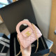 Pink Casual Daily Solid Color Patchwork Bags