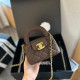 Brown Casual Daily Solid Color Patchwork Bags