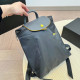Black Green Street Daily Solid Color Patchwork Bags