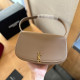 Brown Street Daily Solid Color Metal Accessories Trim Patchwork Bags