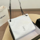 White Casual Street Solid Color Metal Accessories Trim Patchwork Bags